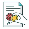 hand-with-stamp-rgb-color-icon-certificate-signed-notarized-document-apostille-and-legalization-validation-license-contract-legal-agreement-notary-services-isolated-illustration-vector hand-with-stamp-rgb-color-icon-certificate-signed-notarized-document-apostille-and-legalization-validation-license-contract-legal-agreement-notary-services-isolated-illustration-vector